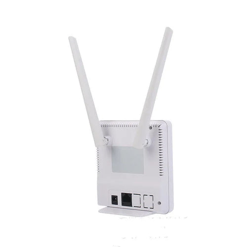 4G wireless router with EU plug and antenna for business travel secure internet