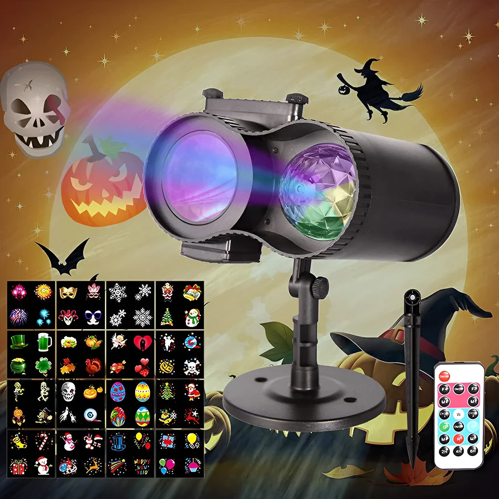 Outdoor double-tube animated watermark garden light with IP65 waterproof rating.