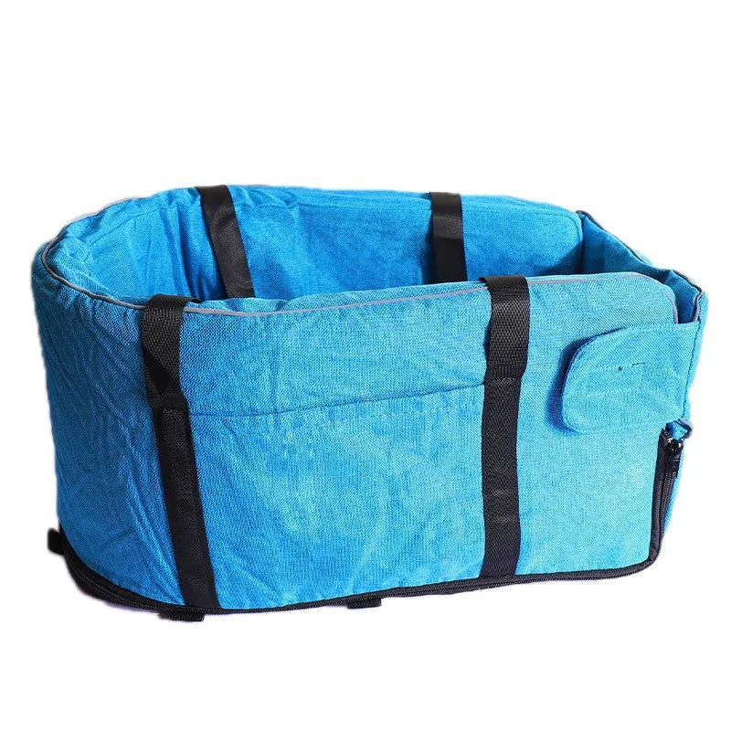 Outdoor cloth dog kennel in blue, grey, or red colour options
