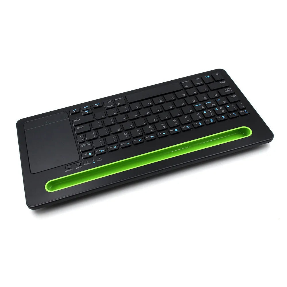 Universal touch keyboard for tablet phones Black 78 keys with touchpad Bluetooth 3.0