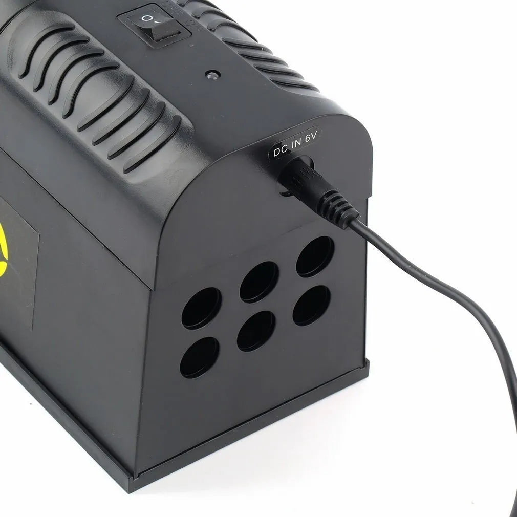Black high voltage rodent killer electrical pest control device with plug options