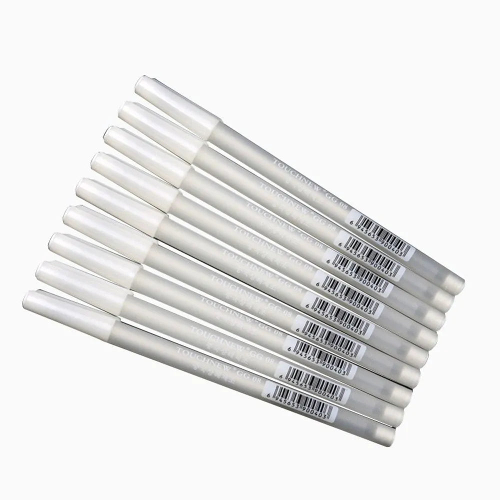 Touch New hand-painted highlight pen with 0.8mm writing diameter for black card in gold, silver, and white