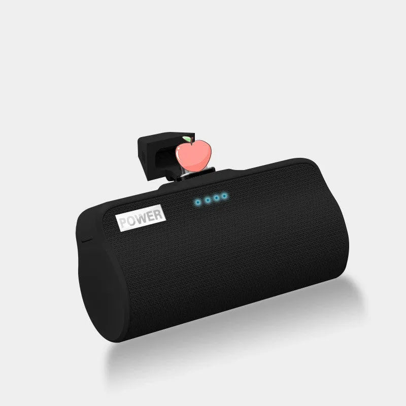 Universal 3000mAh power bank in black, green, pink and white colours for Android and iPhone charging