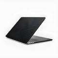 Ultra-thin first layer cowhide leather protective sleeve for Apple notebook, black, cross pattern texture