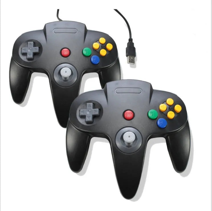USB N64 controller for PC computer gaming in multiple colour options