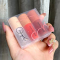 Matte whitening primer lip milk lip gloss set three packs milkshake lip glaze in three colours