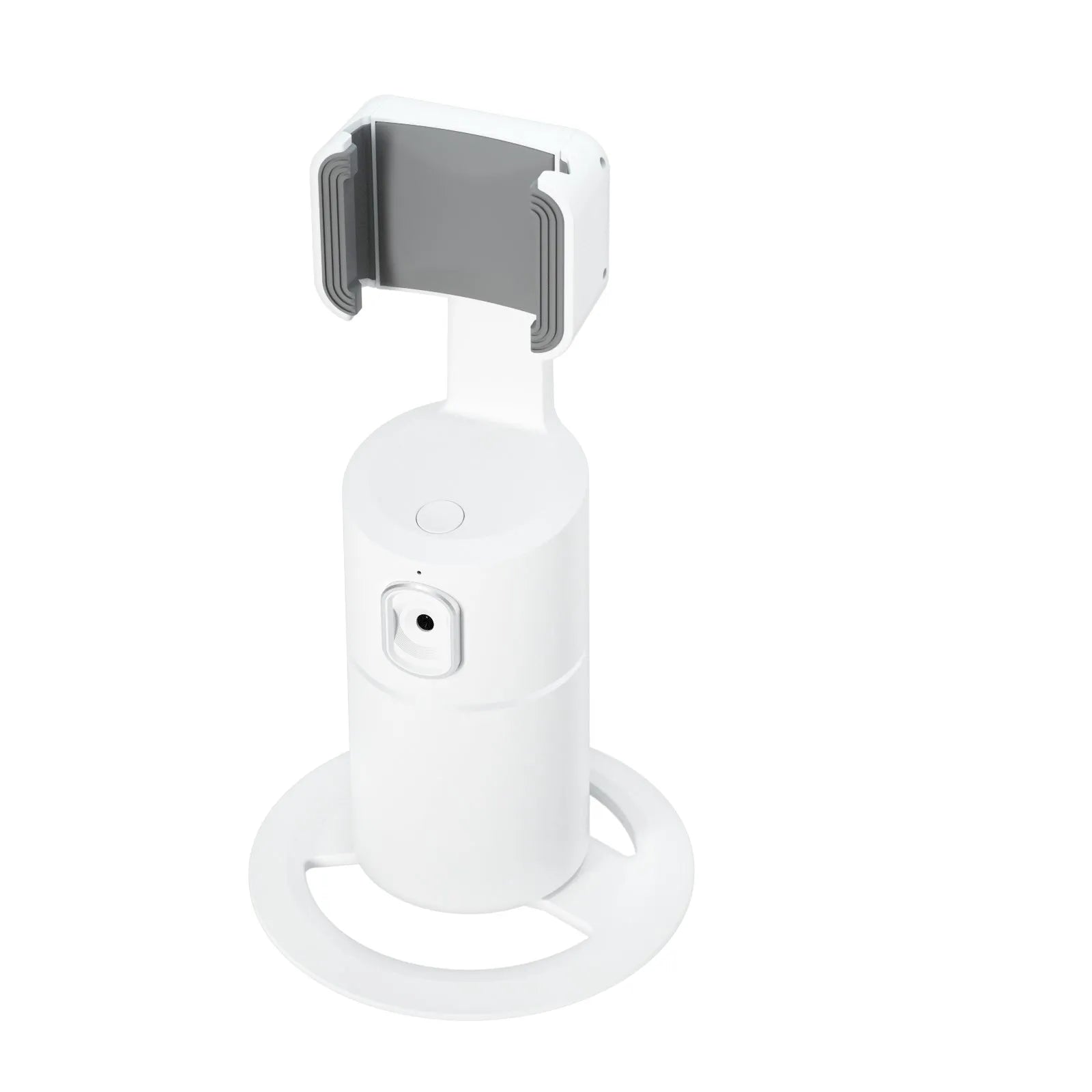 Smart tracking gimbal stabilizer with 360-degree rotation for mobile phones in black, pink, or white