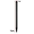Resistive capacitive pen stylus 12cm length silver black red 3pcs set for mobile phone