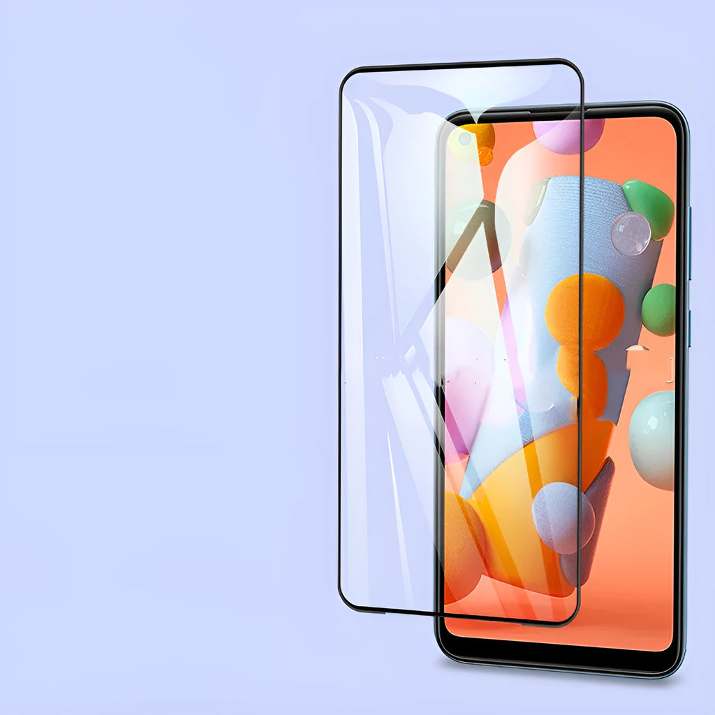 Samsung A11 full screen tempered glass protector 0.26mm 9H hardness anti-fingerprint high-definition film