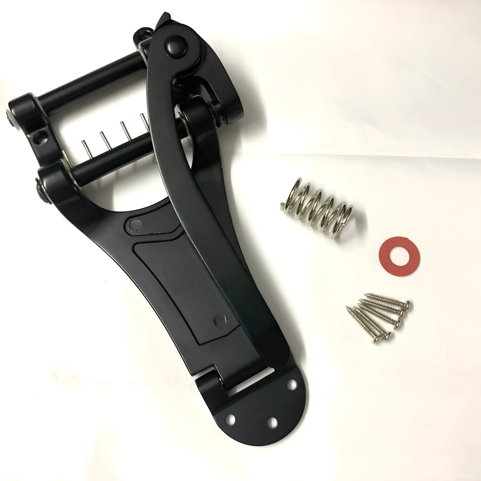 Electric guitar rocker accessory set with black golden silver colour options including strings picks and strap