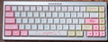 Ice Cream Macaroni Key Cap set with wireless USB connection, available in Ice Cream Cup, Macaroon, Milk Violet, and Shiba Inu colours