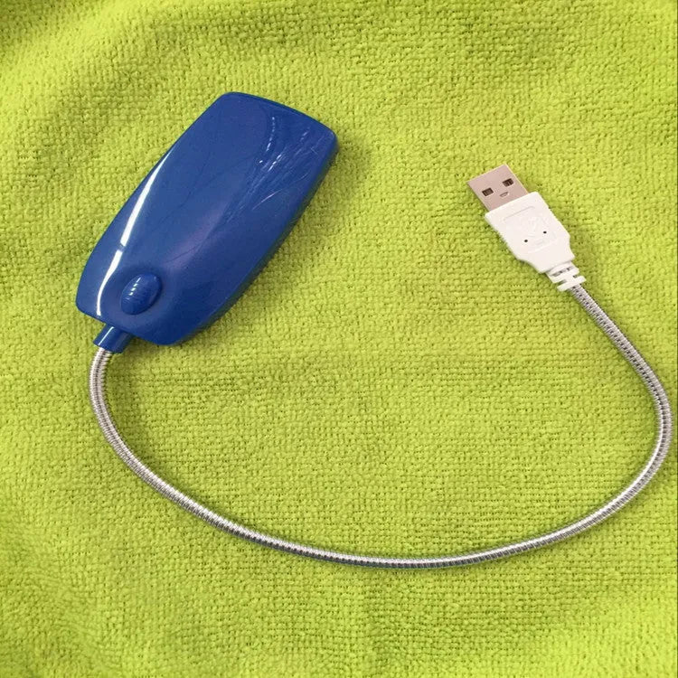 Flexible gooseneck USB LED reading light in four colour options