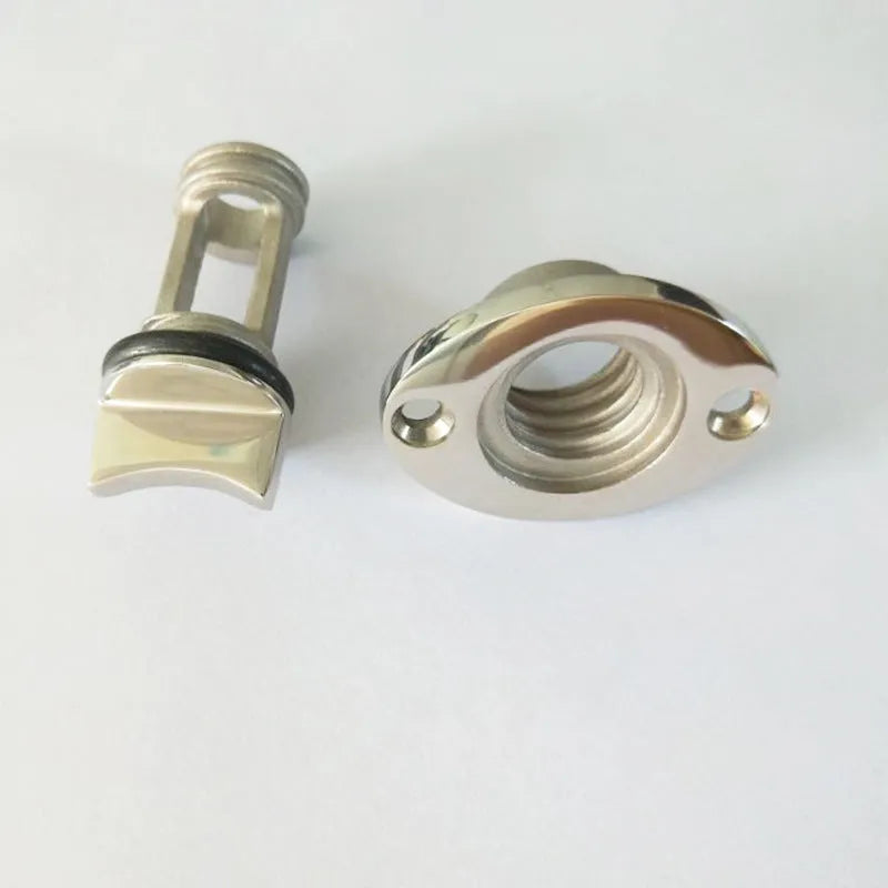 316 stainless steel marine water plug for ships and yachts, model 38x50