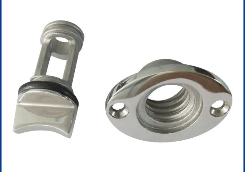 316 stainless steel marine water plug for ships and yachts, model 38x50