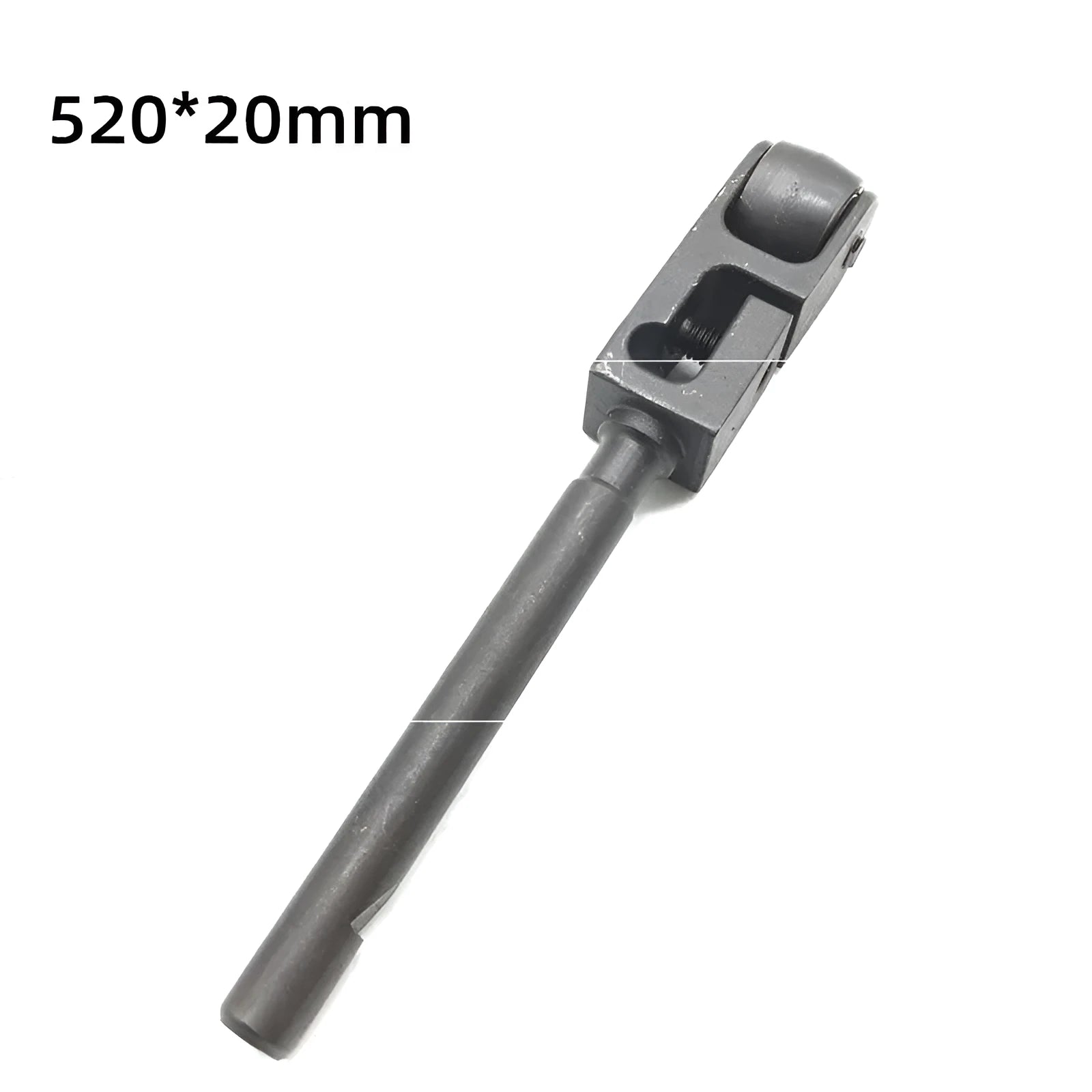 Metal pneumatic belt machine roller kit with 330mm and 520mm rollers, support frames, blades, and pneumatic couplings