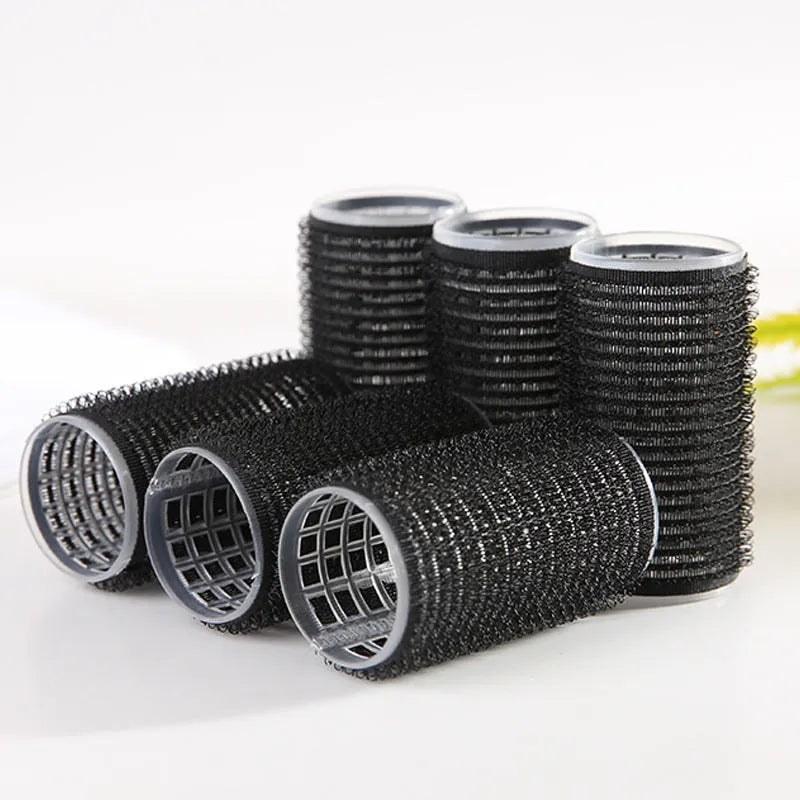 Black cylindrical curling barrel 3x6.3cm for bangs styling
