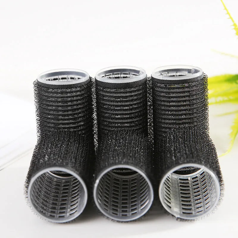 Black cylindrical curling barrel 3x6.3cm for bangs styling