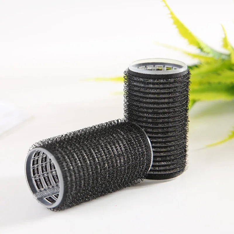 Black cylindrical curling barrel 3x6.3cm for bangs styling