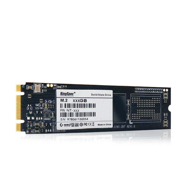 KingSpec M.2 NGFF 2280 SATA SSD internal solid state drive in black colour