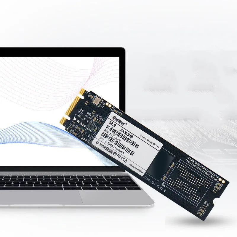 KingSpec M.2 NGFF 2280 SATA SSD internal solid state drive in black colour