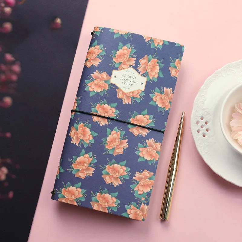Soft cover TN hand book notebook with simple design in five colour options
