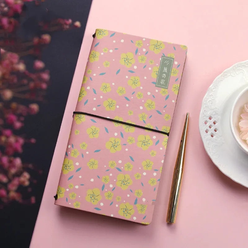 Soft cover TN hand book notebook with simple design in five colour options