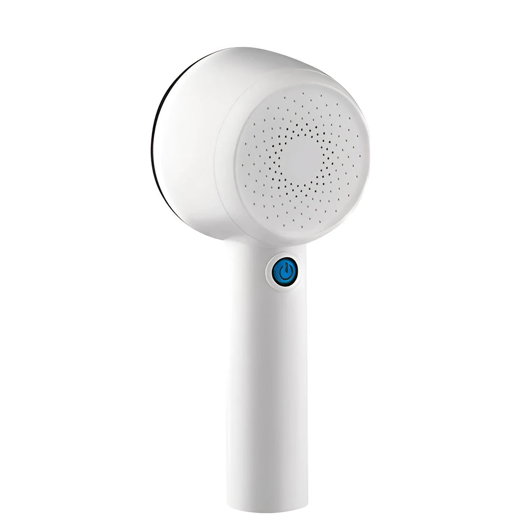 White rechargeable clothes shaver for removing pilling from jumpers and jerseys