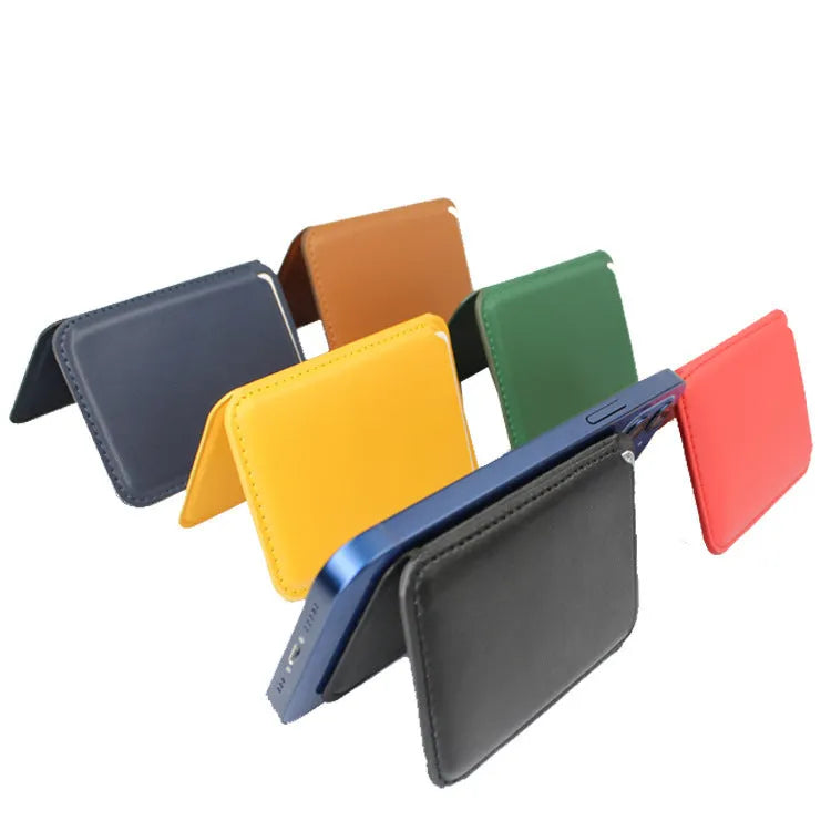 Handmade resin phone stand in geometric shape with leather bracket, available in multiple colours