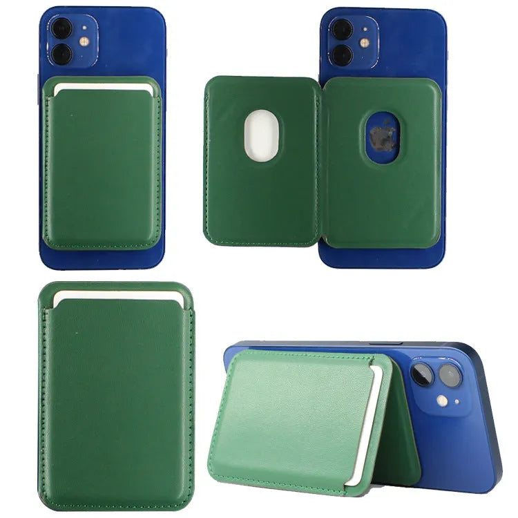 Handmade resin phone stand in geometric shape with leather bracket, available in multiple colours