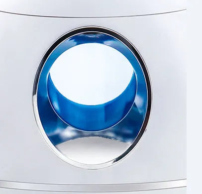 Small round white USB humidifier and aromatherapy diffuser with water tank