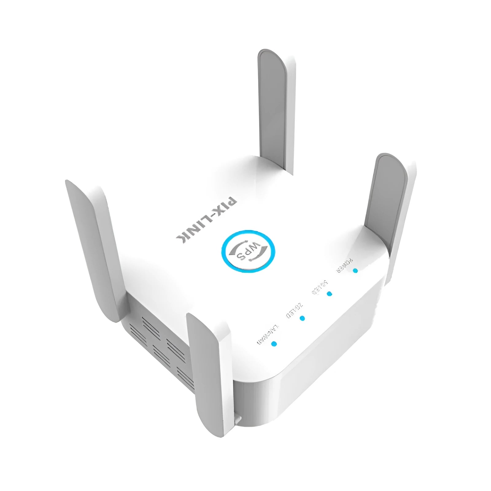 PIXLINK AC24 dual-band wireless WiFi extender router in black and white colour options