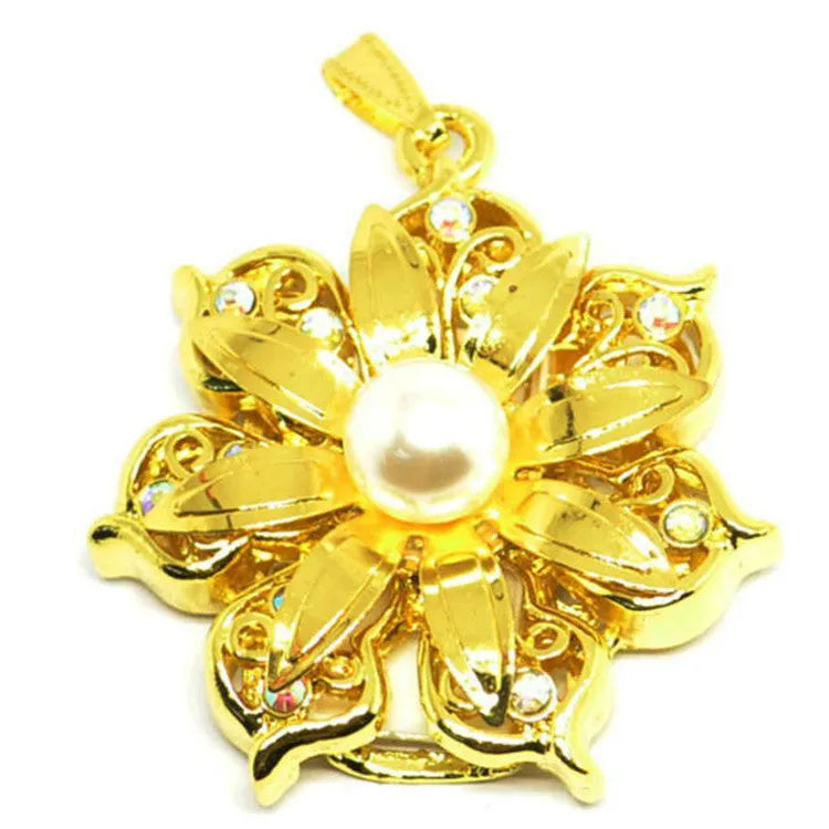 Diamond-studded metal rose flower crystal USB flash drive with USB 2.0 interface in blue colour option