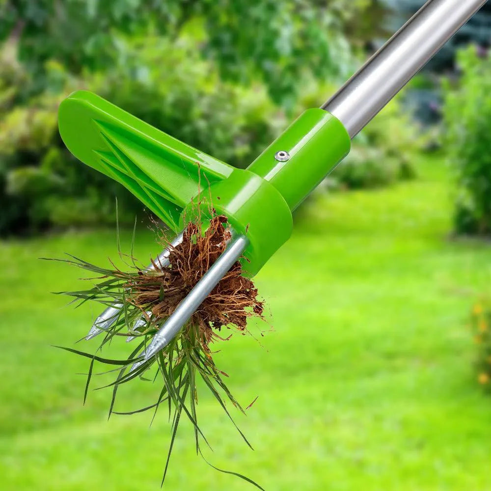 Aluminium manual weeding tool with 50cm length and ABS PP handle for garden maintenance