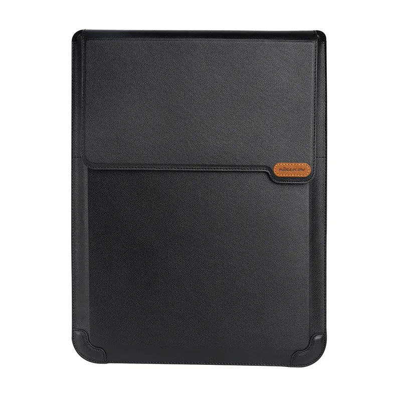 Multifunctional computer bag for 14-inch and 16-inch notebooks, flip-type stand, PU PC EVA, in black, blue, and grey colour options