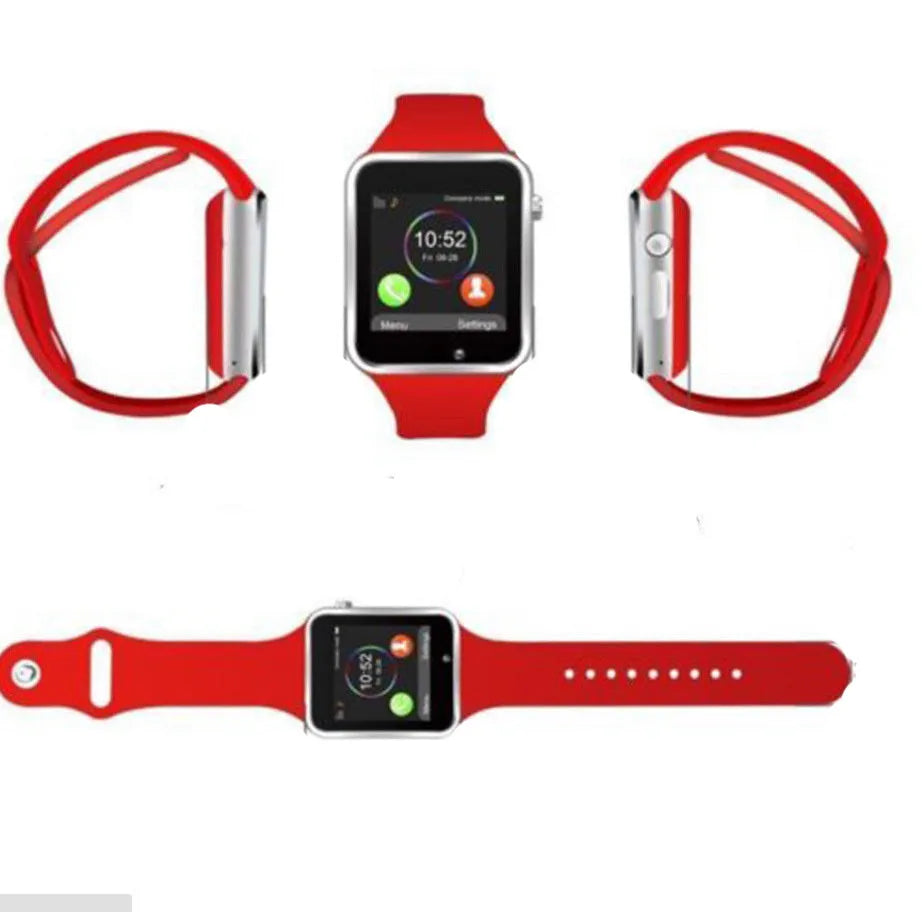 Android smart watch with 1.54-inch screen, GSM phone and camera functions in multiple colour options