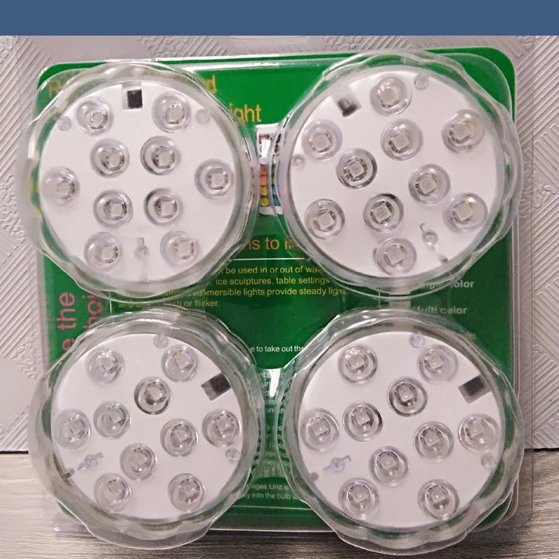 Waterproof LED decorative light with remote control for pool and garden use