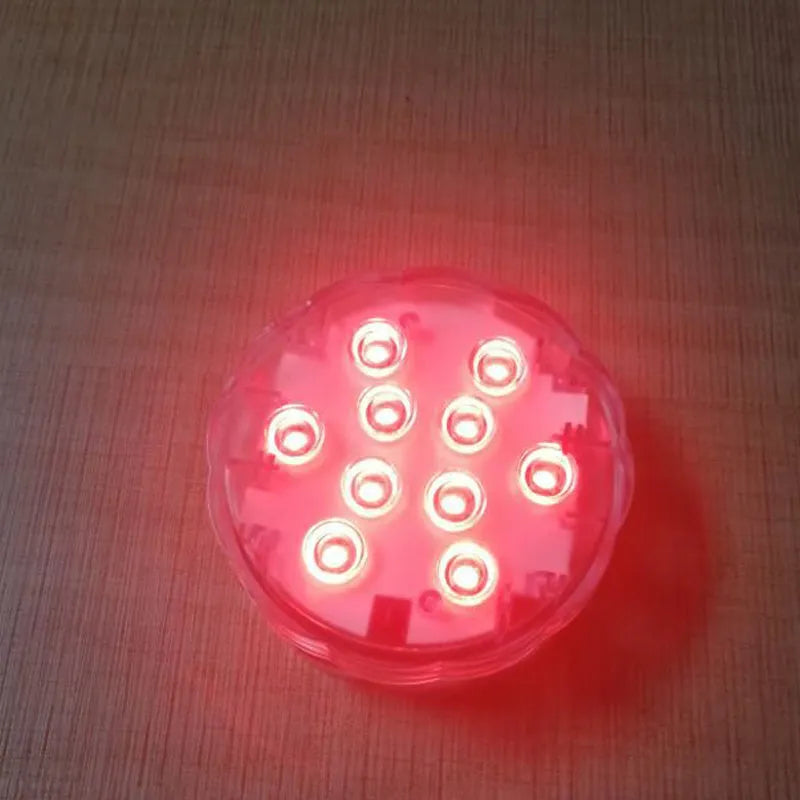 Waterproof LED decorative light with remote control for pool and garden use