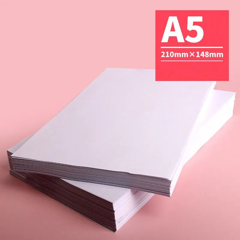 White A4 70gsm copy paper sheets in a bagged pack of 500 for office and home printing