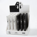 Creative neutral pen with fine stainless steel nib in individual box packaging, 17cm length, random colour