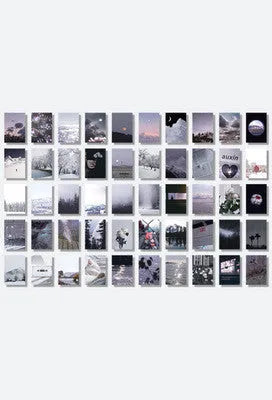 Japanese paper sticker book with 50 different patterns in 4x6cm size for hand account collage decoration