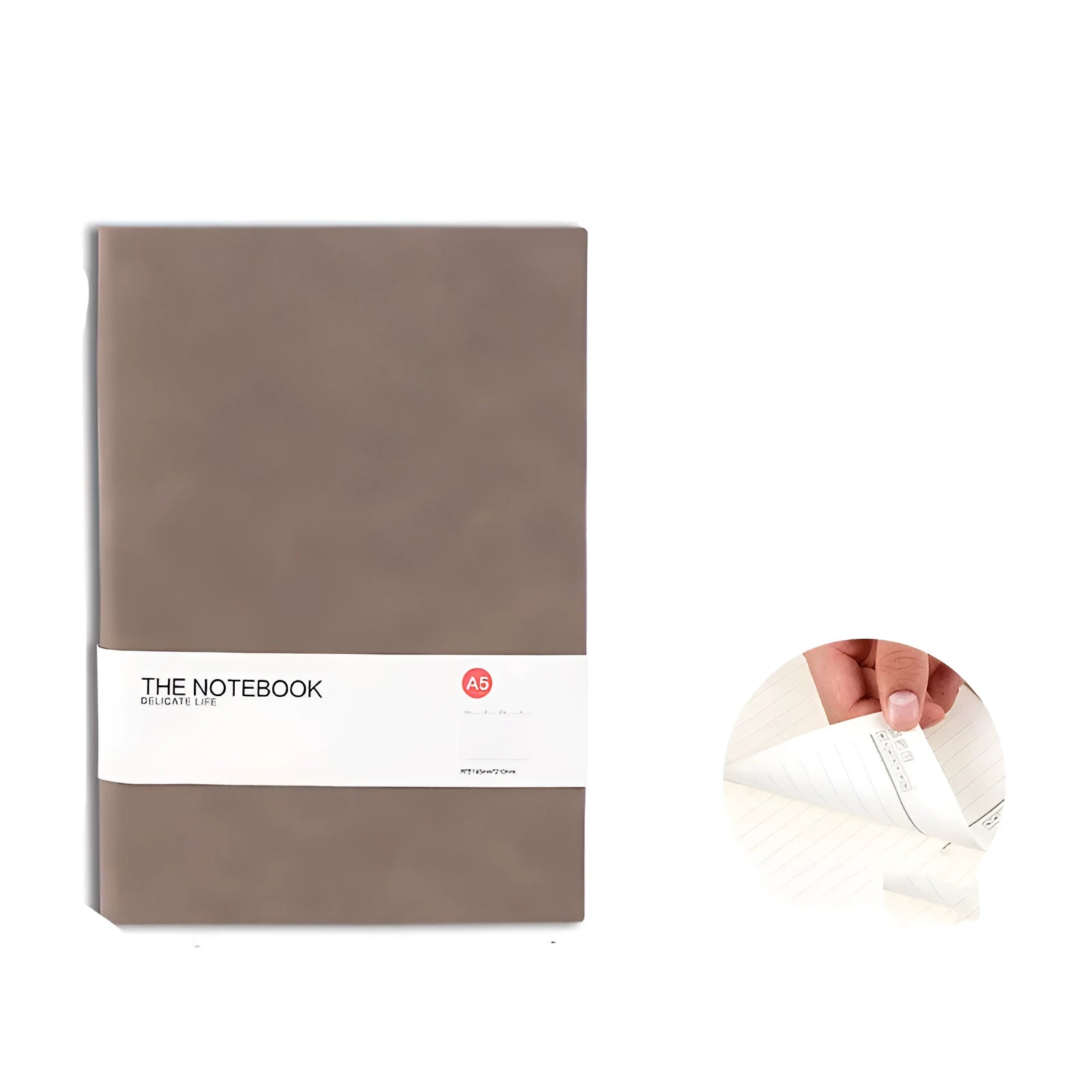 Solid colour thickened college notebook in A5, A6 and B5 sizes with multiple colour options