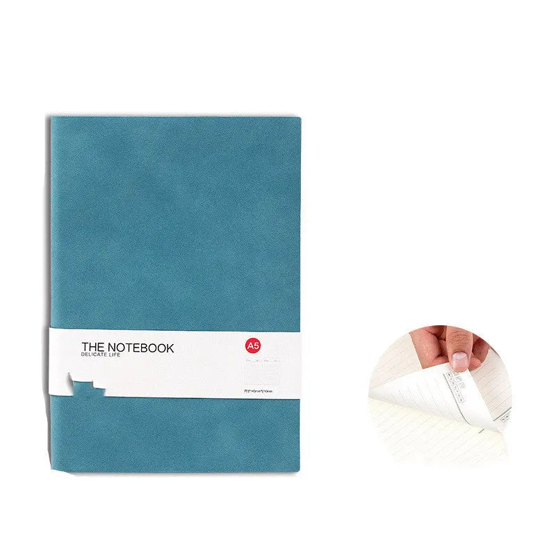 Solid colour thickened college notebook in A5, A6 and B5 sizes with multiple colour options