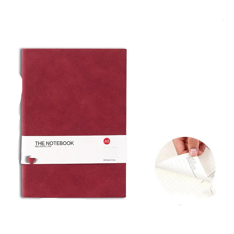 Solid colour thickened college notebook in A5, A6 and B5 sizes with multiple colour options