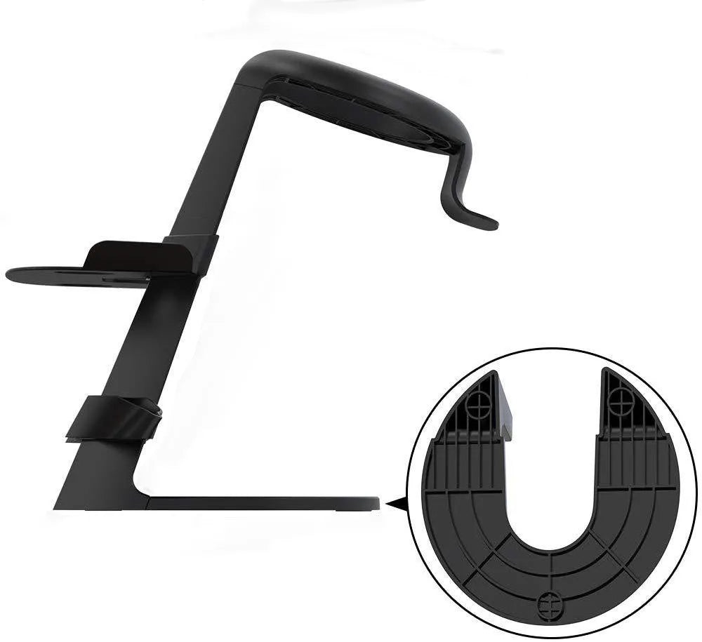 White ABS plastic display bracket for Oculus VR headset