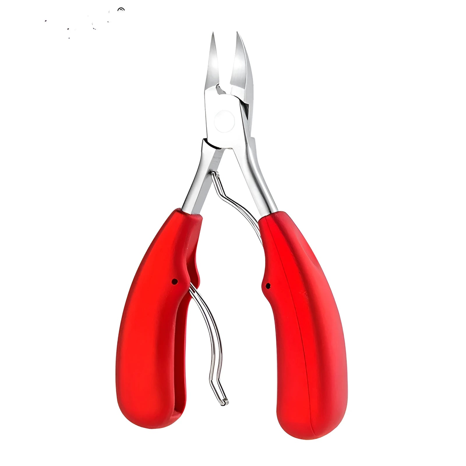 Stainless steel nail clippers set with ABS handles in multiple colours including red and black olecranon dead skin scissors