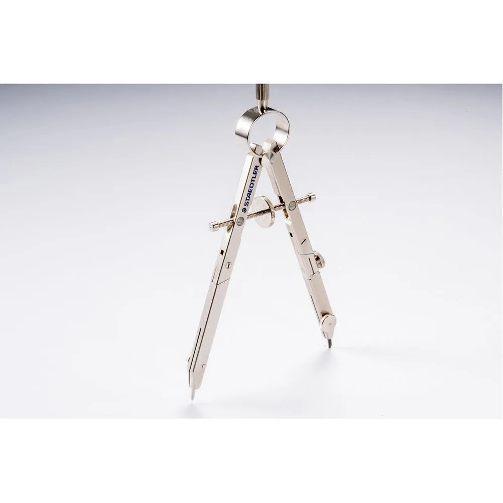 Staedtler 551 01 German steel precision car compass with telescopic rod for 265mm circles