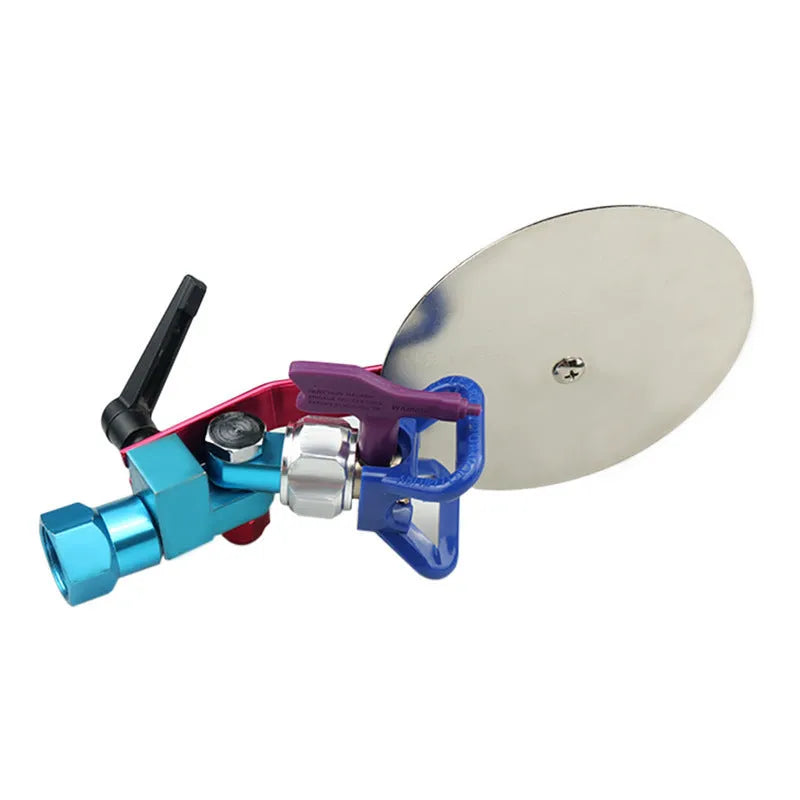 Aluminium alloy anti-splash color separation baffle for airless paint spraying machine with 315 nozzle holder