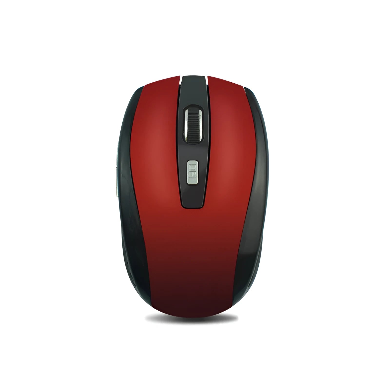 Matte wireless mouse with 2.4GHz connection and 1000dpi resolution in black colour