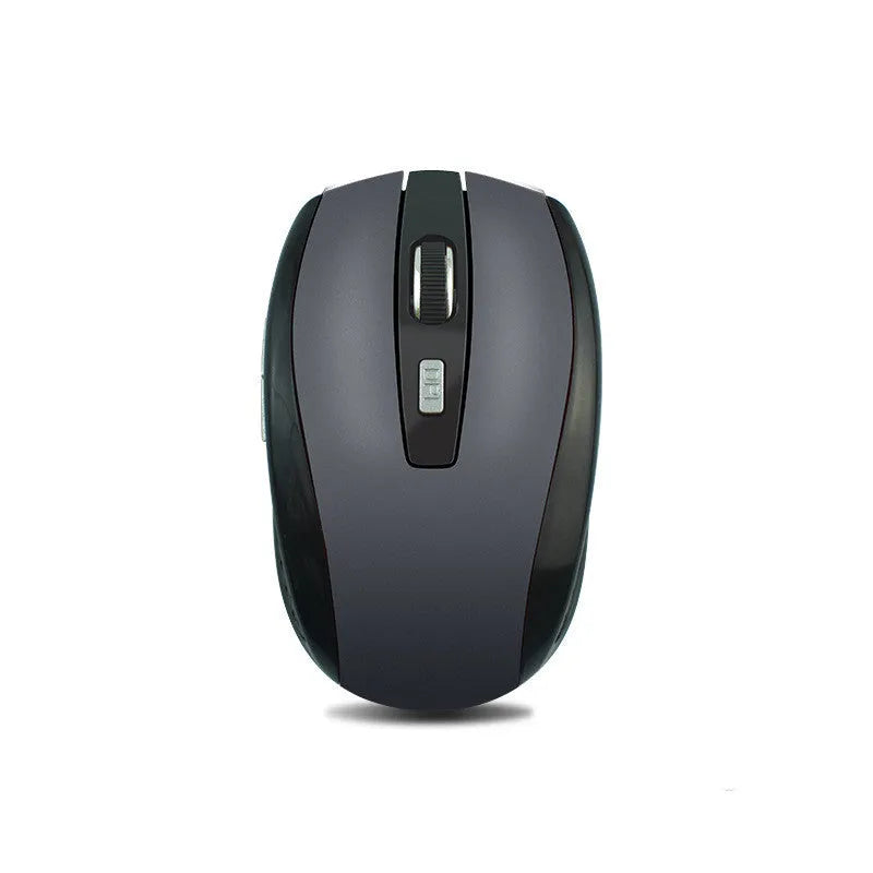 Matte wireless mouse with 2.4GHz connection and 1000dpi resolution in black colour