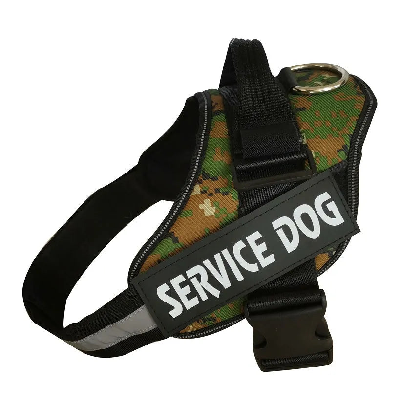 Personalised Custom Reflective Breathable Dog Harness No Pull Adjustable Pet Harness Vest for Small Large Dogs with Patch Nylon Chest Strap Many Sizes and Colours